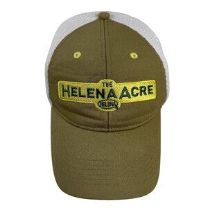 Helena Acre Mens Mesh Trucker Cap Adjustable Embroidered Breathable Farm Field